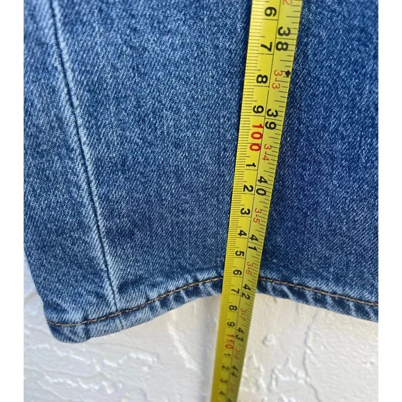 Levis Mens Mid Rise Straight Leg Denim Jeans Blue Sz W38 L30 - Picture 8 of 14